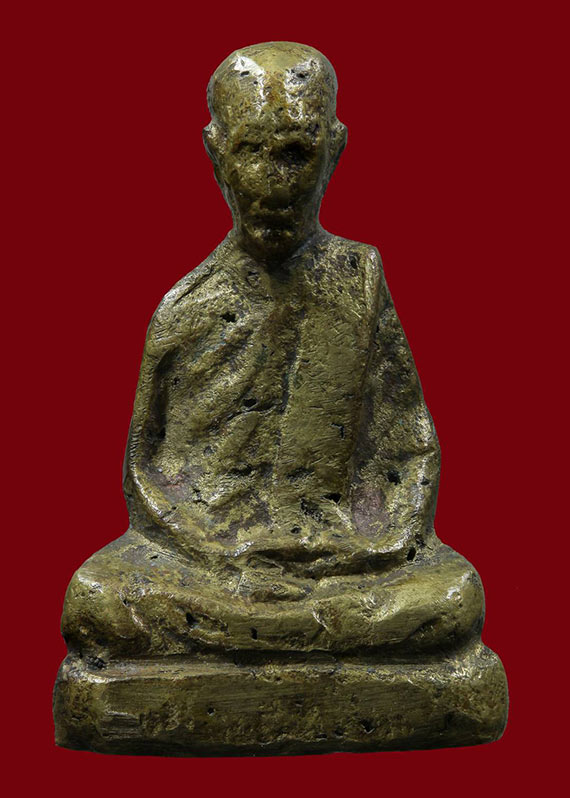 พระหลวงพ่อทบ รูปหล่อหลวงพ่อทบ พิมพ์เถ้าแก่ยู้(เจ๊กยู้) วัดศิลาโมง ปี.2491