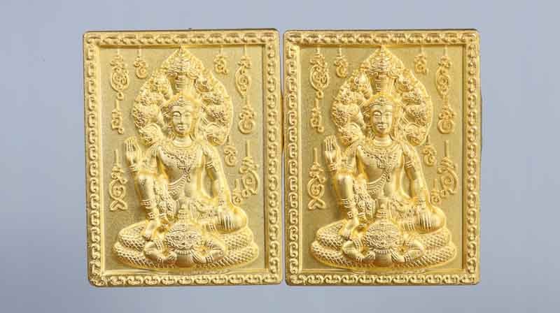 รูปจากผู้ขายบน G-Pra: *เหรียญจตุคามรามเทพ รุ่นมีอิ่มไม่มีอด กะหลั่ยทองพ่นทราย หลวงปู่อิ่ม วัดทุ่งนาใหม่ ปี66 เคาะเดียวแดง* ประมูลปิด 2026-10-07 ที่ ฿40 หลังเคาะ 2 ครั้ง